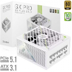 Gamemax GX PRO 1250G WH, 1250W, 80PLUS Gold, ATX 3.1, PCIe 5.1 GX PRO 1250G WH