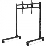 Next Level Racing Floor stand | Round Tube Freestanding Single Monitor Stand | Up to 65 " | Height adjustment, Tilt | Maximum weight (capacity) 50 kg | Black NLR-R010