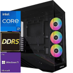 TopPC Intel Core i7 Gen12 Creative (DDR5), Core i7-12700K, 32GB (2x16) DDR5, 2TB NVMe Gen4, Windows 11 Pro DATK284-1459305