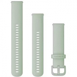 Garmin Silicone band, Cool Mint - for Forerunner 165/245/55/645, Venu&Venu2, Venu Sq&Venu Sq2, Vivoactive 3/5, Vivomove 3/HR/Luxe/Sport/Style/Trend 010-12924-82