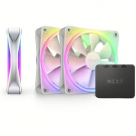 NZXT F120 RGB DUO Triple Pack, White RF-D12TF-W1