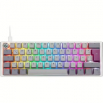 Ducky One 3 Mist Grey Mini Gaming Tastatur, RGB LED - MX-Silent-Red GER DKON2161ST-SDEPDMIWHHC1