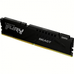 Kingston FURY Beast Black, DDR5, 16GB, 6400MT/s, CL32, Single Stick KF564C32BBE-16