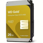 Western Digital 26TB, 7200rpm, 512MB, SATAIII, Gold, CMR WD261KRYZ