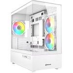 Sharkoon MK6 RGB, Tempered Glass, White 4044951041800