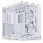 Lian Li O11 Dynamic Mini V2 Flow, Tempered Glass, White O11DMIV2FW