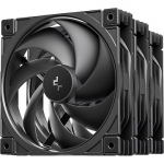 Deepcool FD12 V2 3IN1, 3 Pack, Black R-FD12V2-BKNPN3-G