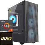 TopPC AMD Ryzen 7 (Zen 5) Compact GMNG, 750W, Ryzen 7 9850X3D, 360mm AIO, 32GB (2x16) DDR5, Radeon RX 9060 XT (16GB) DATK405-1413206