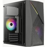 AeroCool Raider Mini RGB Mini, Black, Tempered Glass AEROPGSRAIDER-M-G-V3