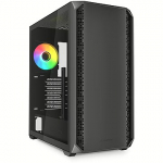 Sharkoon AK2 RGB, Tempered Glass, Black 4044951041626