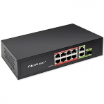 Qoltec 52297, 10x1Gb PoE 1xSFP 52297