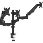 Maclean Triple monitor mount, gas spring, 17-27" MC-137