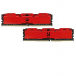 Goodram IRDM X Red, DDR4, 16GB, 3200MHz, CL16, Kit of 2 IR-XR3200D464L16SA/16GDC