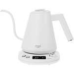 Adler | Kettle | AD 1349w | Electric | 1100 W | 1 L | Stainless Steel | 360&deg; rotational base | White AD 1349w