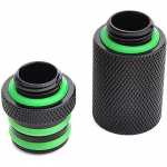 Bitspower G1/4" Matt Black D-Plug Set, 31.5mm BP-MBWP-C44