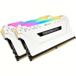 Corsair Vengeance RGB Pro White, DDR4, 32GB, 2666MHz, CL16, Kit of 2 CMW32GX4M2A2666C16W