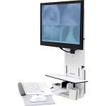 Ergotron StyleView Sit-Stand Vertical Lift with Keyboard & Monitor Mount 61-080-062