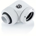 Bitspower Deluxe White Enhance Rotary G1/4" 90-Degree Multi-Link Adapter For OD 14MM BP-DWE90RML14