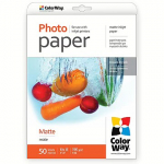 ColorWay Matte Photo Paper, 50 sheets, 10x15, 190 g/m&sup2; PM1900504R