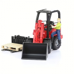Bruder Schaffer compact loader with figure 02191
