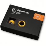 EK Water Blocks EK-Quantum Torque Compression Ring 6-Pack HDC 14, Satin Gold 3831109836095