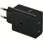 Samsung Dual USB-C, 50 W, black - Power adapter EP-T5020XBEGEU