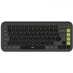 Logitech POP Icon Keys, SWE, graphite/green - Wireless keyboard 920-013273
