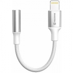 Swissten Textile Lightning to Jack 3.5mm Audio Adapter 15cm 73502314