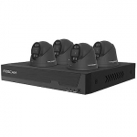 Foscam 4camNVR, 2160p(4K), 8MP, Black FNA 108 E T4 2T bk