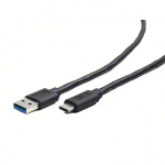 Gembird USB 3.0 to type-C, 1.8m, Black CCP-USB3-AMCM-6
