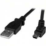 Startech USB-A to Mini USB, Angle, 1m USBAMB1MU
