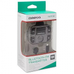 Omega OUTF28 Bluetooth 2.1+ EDR FM Transmitter For Car Radio / AUX / MIC / + Charger USB 1.5A Black  OUTF28