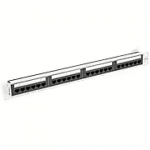 Lanberg patch panel 24 port 1U cat.6A UTP grey PPUA-1024-S