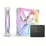 NZXT F140 RGB DUO Twin Pack, White RF-D14DF-W1