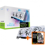MSI GeForce RTX 5070 Ti, 16GB GDDR7, GAMING TRIO OC WHITE (DLSS 4) V531-057R