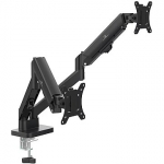 Maclean Dual monitor mount, gas spring, 17-32" MC-134
