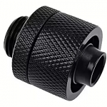 Alphacool Eiszapfen 16 / 10mm screw-on nozzle G1 / 4, Deep Black 1011161