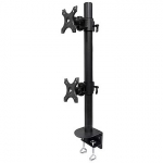 Newstar Full Motion desk monitor arm for 2 monitors, 17-49" FPMA-D960DVBLACKPLUS
