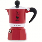 Bialetti Moka Rainbow, Red - 1 cup 0004961/NP