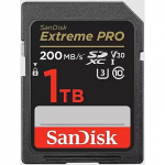 Sandisk Extreme Pro, SDXC, 1TB, UHS-1, U3, V30 SDSDXXD-1T00-GN4IN