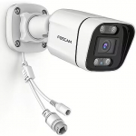 Foscam V5EP, 1728p, 5MP, Siren, Night Vision 20m, Spotlight, Motion Alert Via App, White V5EP-W