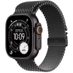 Apple Watch Ultra 3, GPS + Cellular, Titanium, Black Milanese Band (M) - 49mm MF1Q4QP/A