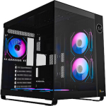 Ocypus Iota C70 ARGB, Panoramic Tempered Glass, Black Iota-C70-BKD600XX-GL