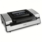 Caso Vacuum sealer FastVAC 500  Stainless steel/ black, 130 W, Included Foil rolls (1 piece 20 x 300 cm, 1 piece 28 x 300 cm) 01409