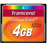 Transcend 133x, CF, 4GB, Compact Flash Card TS4GCF133