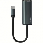 Savio Adapteris Savio USB-C 3.1 Gen 1 - RJ-45 Gigabit Ethernet AK-56