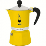 Bialetti Moka Rainbow, Yellow - 6 cups 502020171