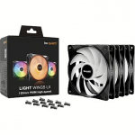 Be Quiet Light Wings LX, 120mm, PWM, High-Speed, Black, Triple-Pack BL124