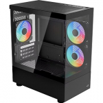 AeroCool Viewport Mini, Tempered Glass, Black ACCM-ES09133.11