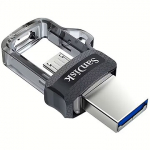 Sandisk Ultra Dual Drive m3.0, 64GB, Grey & Silver SDDD3-064G-G46